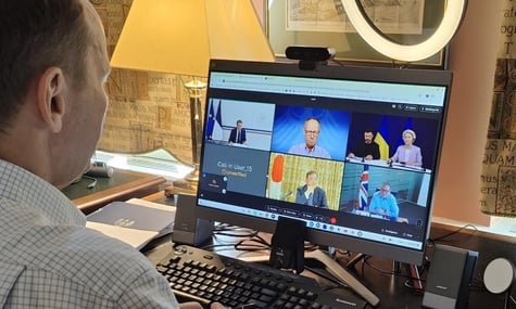«Тиск треба чинити на агресора, а не на жертву». «Коаліція охочих» завершила нараду із Зеленським перед зустріччю з Трампом
