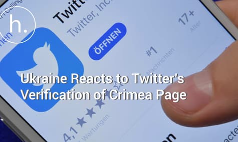 Outrage in Ukraine as Twitter Verifies Crimea Government Page