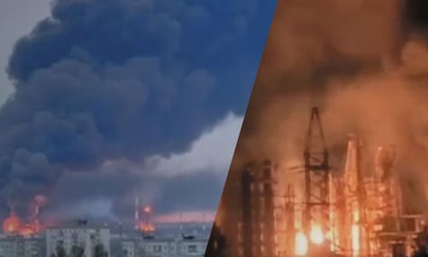 Наслідки ударів по Афіпському та Куйбишевському нафтопереробних заводах рф