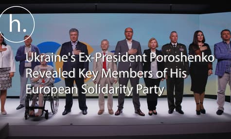 Ukraine's Ex-President Poroshenko Revealed Key Member of His European Solodarity Party