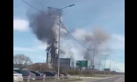 Безпілотники атакували хімзавод у Вологодській області рф (ВІДЕО)