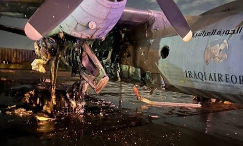 В Іраку «гради» знищили літак українського виробництва Ан-32, який Україна продала у 2010-х