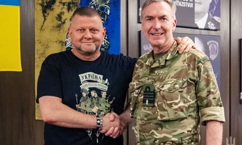 Залужный встретился с начальником Штаба обороны Великобритании