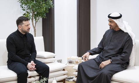 Зеленський під час візиту в ОАЕ