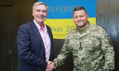 Начальник Штабу оборони Великої Британії прибув до Києва та зустрівся з Залужним