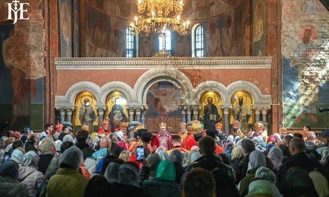 У Кирилівській церкві вперше за 30 років відбулася літургія українською мовою