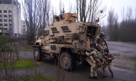 В Киевской области украинские защитники отрабатывали противодействие воздушному десанту