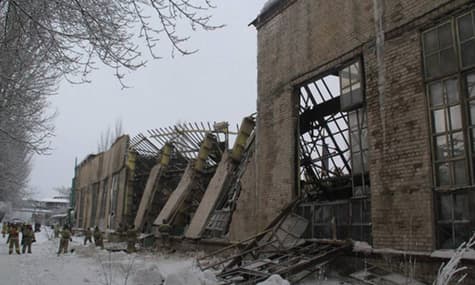 На заводі в окупованій Горлівці обвалилася будівля, одна людина загинула