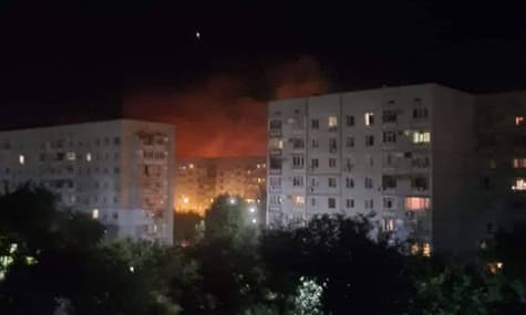 росіяни знову обстрілюють Енергодар, є займання — мер 