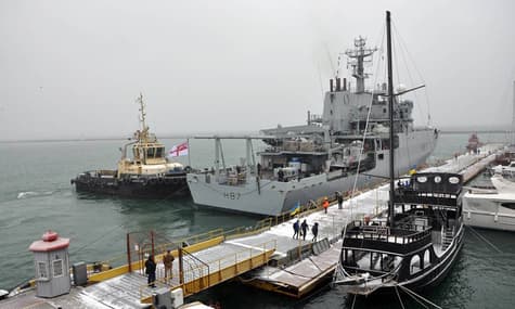 Корабель британського Королівського ВМФ зайшов у порт Одеси