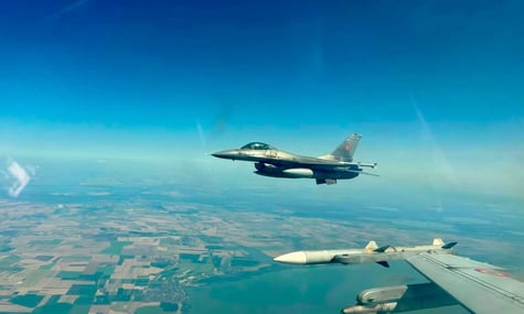 Винищувачі F-16 румунських ВПС, які 26 липня 2026 року збивали російський дрон