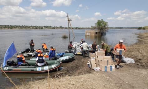 Представники ООН привезли гуманітарну допомогу мешканцям підтопленої Херсонщини