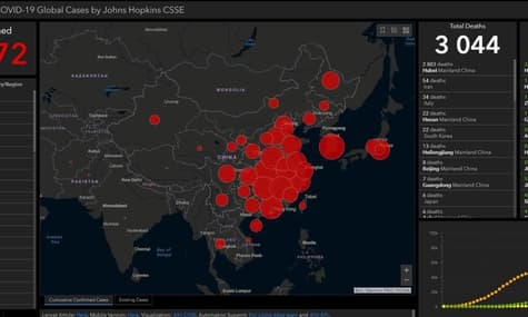 Кількість інфікованих коронавірусом в Італії зросла до майже 1700, у світі — до 89 тисяч