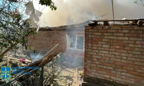 россияне обстреляли Никополь: ранены два человека