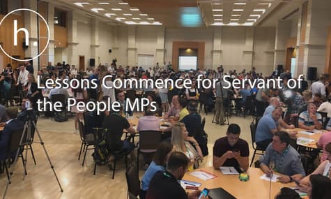 Lessons Commence for Servant of the People MPs