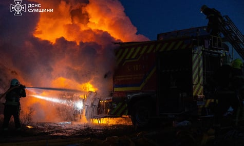 Окупанти атакували рятувальників, коли ті прибули на місце попереднього обстрілу в Сумах — ДСНС
