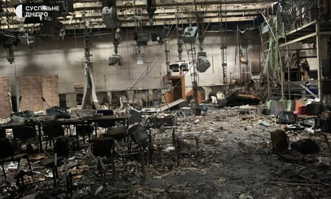 У Дніпрі внаслідок російської атаки пошкоджена будівля редакції «Суспільного» та «Українського радіо»