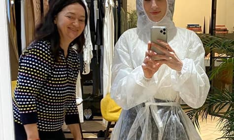Ukrainian Designer Is Sewing Protective Suits for Medical Workers