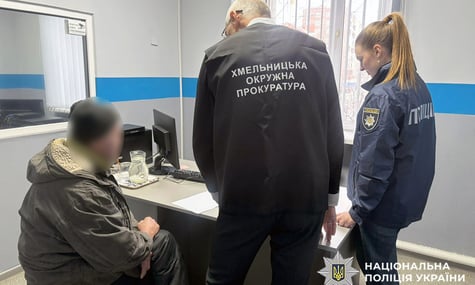 Підозрюваного затримали правоохоронці Підозрюваного затримали правоохоронці