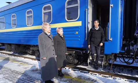 British PM Sunak's visit to Kyiv, Ukrainians taken hostage in Somalia: highlights for January 12