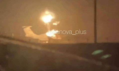 В российском Таганроге, похоже, поразили редкий самолет А-60. Взрывы также звучали в Новороссийске