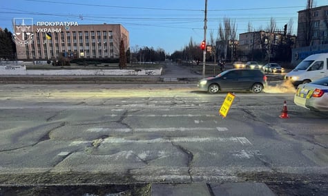 Пішохідний перехід у Кривому Розі, де 9 лютого збили 11-річного хлопчика