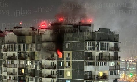 Десятки дронів атакували Краснодарський край рф. У центрі є жертви, пошкоджена багатоповерхівка