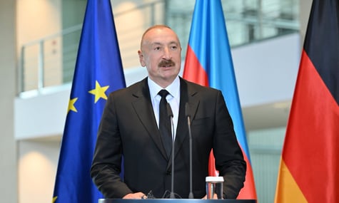 «Нашу територію використали без нашого відома». Алієв заявив про таємну зустріч представників росії і Німеччини щодо війни в Україні