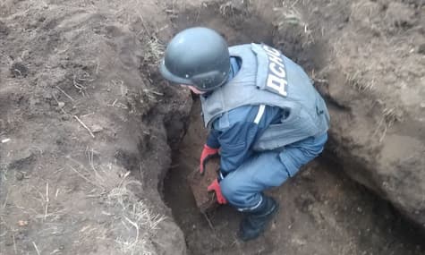 В Харьковской области обнаружили 61 мину времен Второй мировой