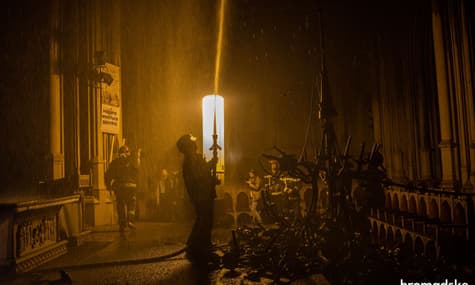 В костеле Святого Николая сгорел орган и упала люстра. Собор должны были реставрировать месяцы назад — Минкульт