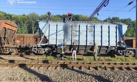 На Чернігівщині підліток загинув на даху вагона від ураження струмом, його подруга в реанімації