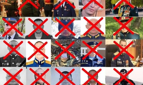 С начала войны в Украине уничтожили по меньшей мере 6 российских генералов