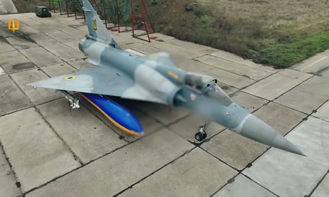 У ЗСУ показали Mirage 2000 під час бойового завдання