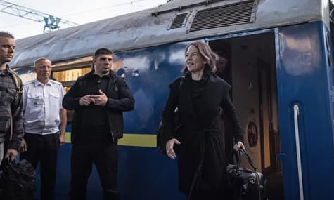 Міністерка закордонних справ Німеччини приїхала в Україну з неоголошеним візитом