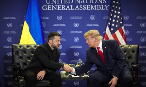 Президент України Володимир Зеленський і президент США Дональд Трамп Президент України Володимир Зеленський і президент США Дональд Трамп