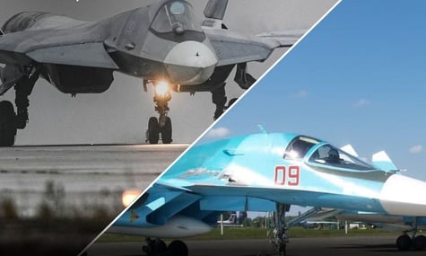 За 1700 км від кордону. Сили оборони уразили російські літаки Су-57 та Су-34 — Генштаб