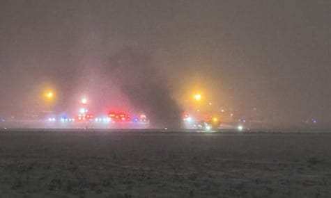 У США на тлі зимового шторму розбився приватний літак з 8 людьми на борту