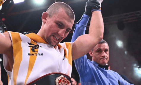 Олександр Хижняк здобув свій перший титул у професійному боксі