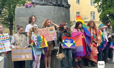 У Львові вперше відбулася вулична акція на підтримку ЛГБТКІ-людей