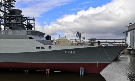 ССО атаковали российский ракетный корабль «Град» в Карелии. Он направлялся к Каспийскому морю