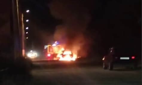 В окупованому Бердянську підірвали машину місцевого гауляйтера