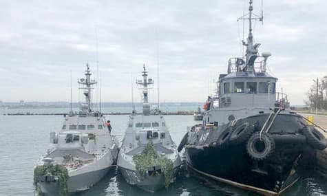 Russia Returns Three Captured Ukrainian Ships