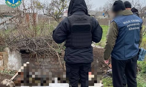 На освобожденной территории Херсонской области нашли останки тел мирных жителей