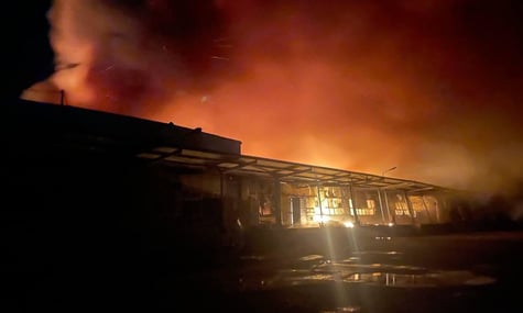 росіяни знову поцілили по складу виробника чипсів у Павлограді