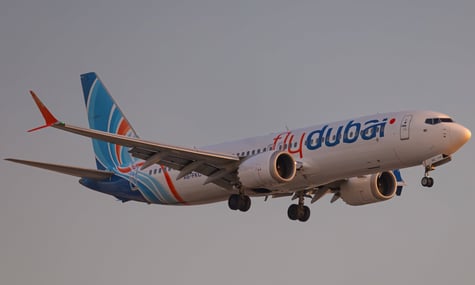 Ілюстративне фото. Літак flydubai Ілюстративне фото. Літак flydubai