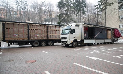 Перша партія генераторів від польських волонтерів Перша партія генераторів від польських волонтерів