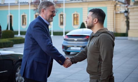 Прем'єр-міністр Чехії прибув до Києва і зустрівся з Зеленським