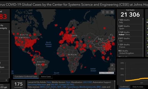 У світі 471 тисяча людей заразились коронавірусом, з них 114 тисяч одужали