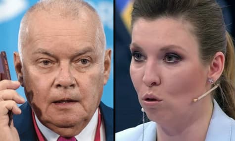 Російські пропагандисти Скабєєва та Кисельов отримали підозри — Венедіктова