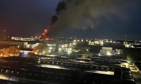 Як заявляється, наслідки атаки у Таганрозі, рф, 19 квітня 2026 року